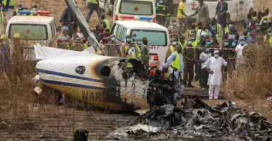 Tragis! Pesawat Militer Nigeria Jatuh, Semua Penumpang Tewas