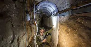 Terowongan Gaza Dahsyat, Gudang Senjata Hamas Jadi Begini