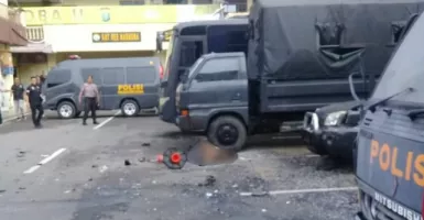 Bom di Mapolrestabes Medan Kuat Banget, Lantai Sampai Bergetar