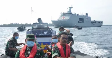 Virus Corona: Kapal Perang RI Semarang-594 Jadi Pusat Komando