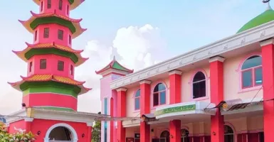 Uniknya, Bangunan Masjid Bernuasa Tiongkok di Palembang