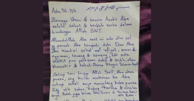 Rizieq Shihab Tulis Surat untuk Keluarga, Isinya..