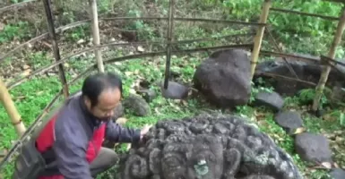 Arca Ganesha Gimbal Ditemukan Warga di Punden Desa
