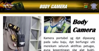 Canggih, Anggota Ditlantas Polda Metro Dilengkapi Body Camera