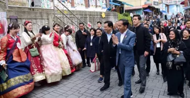 Jokowi Kunjungi Desa Budaya Gamcheon Busan: Bisa jadi Inspirasi