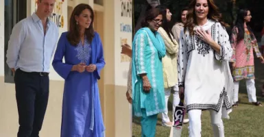 Ide Gaya Fashion Lebaran dengan Shalwar Kameez ala Kate Middleton