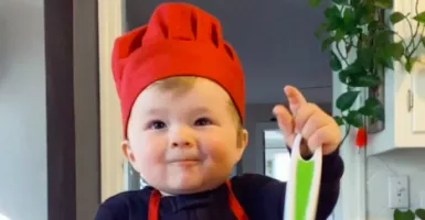 Bayi Berusia Satu Tahun Ini Sudah Pintar Masak seperti Chef