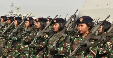 Wow... Lihat Kehebatan Pasukan Korps Wanita AL Indonesia Ini