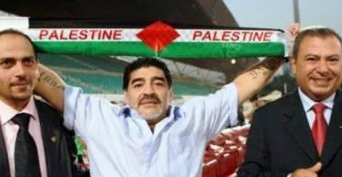 Bikin Nangis, Maradona Ternyata Cinta Palestina