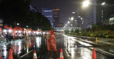 Malam Tahun Baru, Jalan Sudirman-Thamrin Steril dari Kerumunan