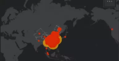 Ini Dia Peta Online Penyebaran Virus Corona, China Merah Semua?