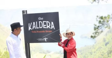 Presiden Jokowi Kunjungi The Kaldera Toba Nomadic Escape