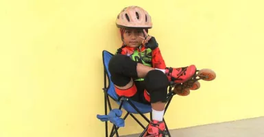 Di Usia 6 Tahun, Valiandayra Sudah Jadi Atlet Sepatu Roda