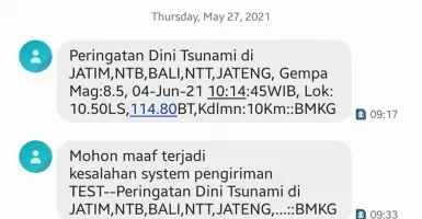 SMS Blast Gempa Berpotensi Tsunami 4 Juni, BMKG Beri Penjelasan