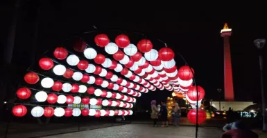 Festival Lampu Hias di Monas Hadirkan Sosok Pahlawan