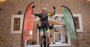Rekor Dunia! Pria Ini Bersepeda Statis Tanpa Henti Selama 12 Hari