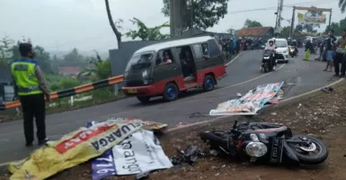 Kecelakaan Lalu Lintas di Tanjungsari Sumedang, Empat Orang Tewas