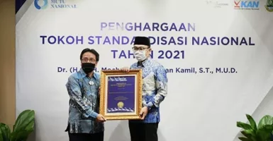 Ridwan Kamil Jadi Tokoh Standardisasi Nasional 2021