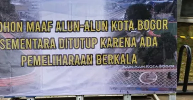 Alun-alun Kota Bogor Tutup Sementara, Kenapa?