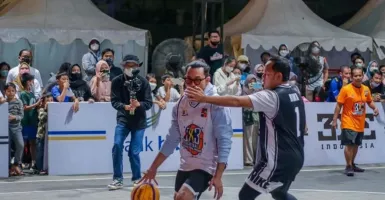 Tanding Basket 3X3, Denny Sumargo Kalahkan Bima Arya
