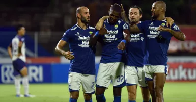 Penalti Bruno Cantanhede Bawa Persib ke Puncak Klasemen Liga 1