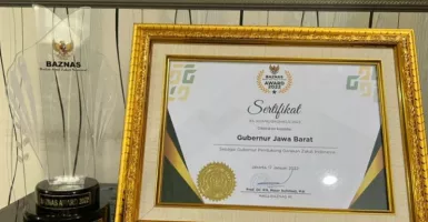Wow! Gubernur Jabar Raih 4 Penghargaan dari Baznas RI