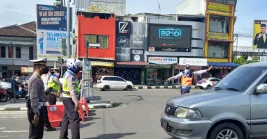 PPKM Level 2, Polres Sukabumi Kota Berlakukan Ganjil Genap