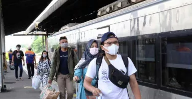 H+5 Lebaran, Jumlah Penumpang KA di Cirebon Masih Tinggi