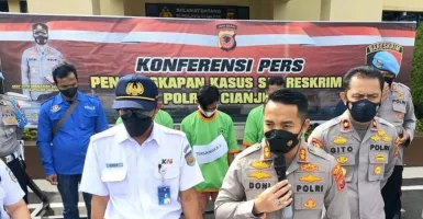 Pencuri Besi Rel Kereta Api di Cianjur ditangkap Polisi