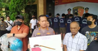 8 Pelaku Pengeroyokan di Bandung ditangkap Polisi
