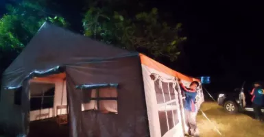 Keren Banget, JQR Kirim Tenda untuk Kelas Darurat di Sukabumi