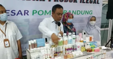 Waspada, BPOM Bandung Baru Mengamankan Ribuan Kosmetik Ilegal