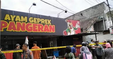 Kebakaran Restoran Ayam Geprek di Bandung, 3 Orang Terluka
