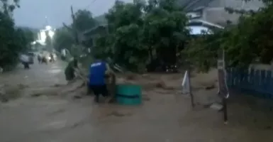 Puluhan Rumah di Desa Wonosoco Kudus Kembali Diterjang Banjir
