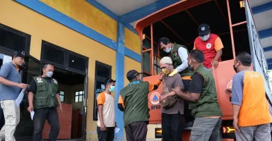 Antisipasi Erupsi Merapi, Personel BPBD Klaten Berlatih di Selter
