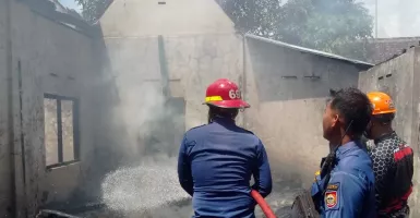 Lupa Mematikan Kompor, Sebuah Rumah di Bangak Boyolali Terbakar
