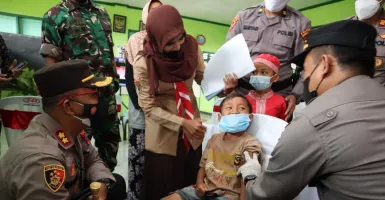 Polres Magelang Sisir Vaksinasi Anak dan Umum ke Desa dan Sekolah