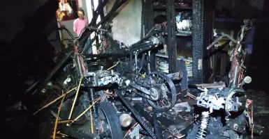 Diduga Korsleting Aki, 3 Sepeda Motor di Boyolali Hangus Terbakar