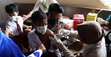 Mantap! Polres Sukoharjo Gandeng The Park Mall Buka Vaksin Anak