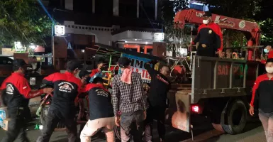 Waduh! Gegara Langgar Prokes, PKL Kota Semarang Dikukut Satpol PP