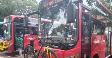 Asyik! Bus Batik Solo Trans Kini Dilengkapi Rak Sepeda