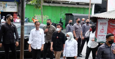 Akad Nikah Adik Rampung, Jokowi Langsung Blusukan di Solo