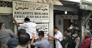 Plang Kantor Khilafatul Muslimin Solo Dicopot, Pengurus Dipanggil