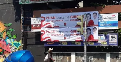 Ada Spanduk Namanya dan Puan, Gibran: Aku Nggak Tahu yang Masang