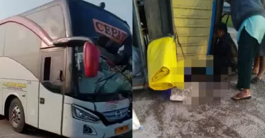 Bus Eka Tabrak Truk di Tol Ngawi-Solo, 2 Orang Luka-Luka