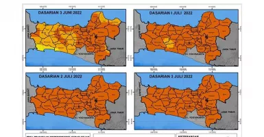 BMKG: Curah Hujan di Jateng Bagian Selatan Diprakirakan Menurun