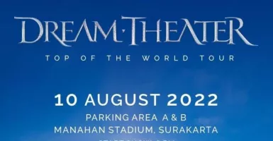 Ada 7.000 Tiket Konser Dream Theater di Solo, Dijual Mulai 1 Juli