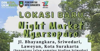 Night Market Ngarsopuro Solo Pindah ke Jalan Ini Mulai 16 Juli