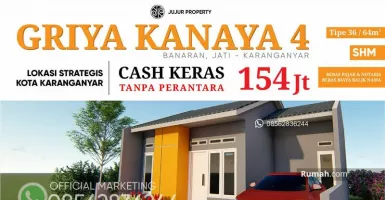 Rumah Dijual di Karanganyar, Harga Murah Mulai Rp 150 Juta