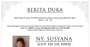 Kabar Duka! Istri Pendiri Sritex Susyana Lukminto Meninggal Dunia